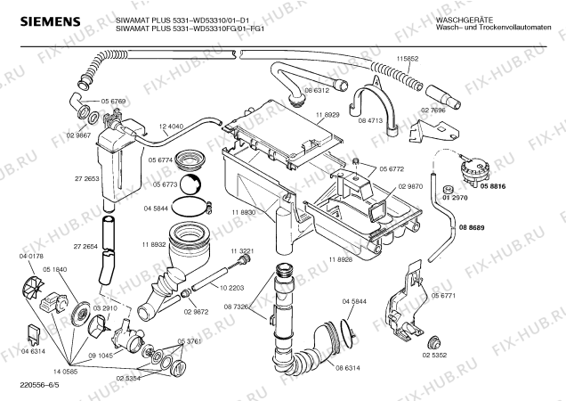 Схема №6 WD53310FG SIWAMAT PLUS 5331 с изображением Панель управления для стиралки Siemens 00278084