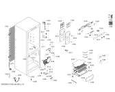 Схема №3 KGN33NL20U с изображением Крышка для холодильной камеры Bosch 00791387