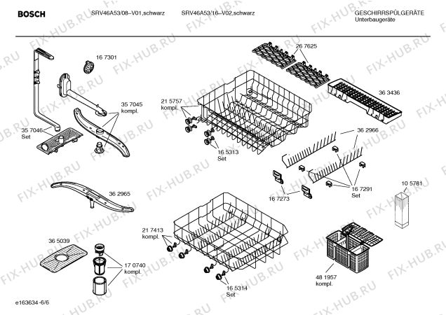 Схема №5 SRV46A53 SILENCE COMFORT с изображением Инструкция по эксплуатации для посудомойки Bosch 00583478