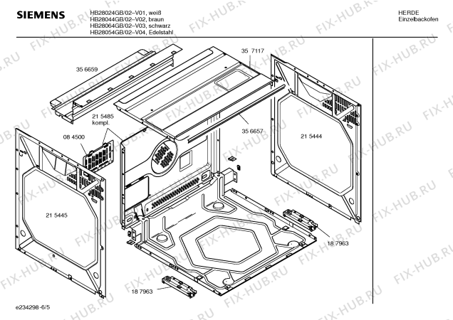 Схема №4 HB28044GB с изображением Инструкция по эксплуатации для духового шкафа Siemens 00582593