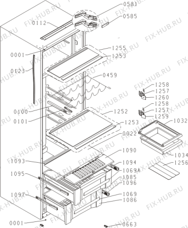 Схема №1 R21183I (557715, HI3328BF) с изображением Диод для холодильника Gorenje 378436