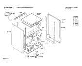 Схема №4 SN25004 с изображением Передняя панель для посудомоечной машины Siemens 00271810