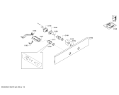 Схема №4 HB20AB421 с изображением Панель управления для плиты (духовки) Siemens 00670433