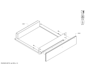 Схема №2 HSC140PB1 с изображением Панель для плиты (духовки) Bosch 00685976