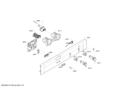 Схема №7 B44M42N0GB с изображением Панель управления для духового шкафа Bosch 00707806