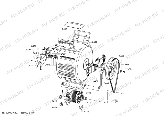 Схема №3 3TL951B с изображением Кабель для стиралки Bosch 00655856