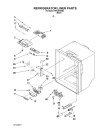 Схема №6 KRFC - 9010  B с изображением Уплотнение для холодильной камеры Whirlpool 482000021618