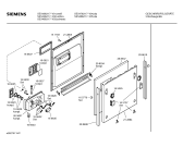Схема №5 SE34A462 с изображением Вкладыш в панель для электропосудомоечной машины Siemens 00362281