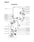 Схема №2 XN730510/4J1 с изображением Элемент корпуса для электрокофеварки Krups MS-623401