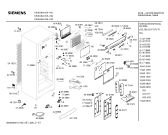 Схема №2 KS36U641 с изображением Дверь для холодильной камеры Siemens 00241814