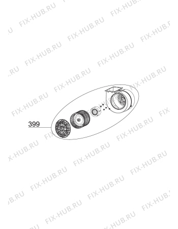 Взрыв-схема вытяжки Best IC34IQ100S - Схема узла Motor