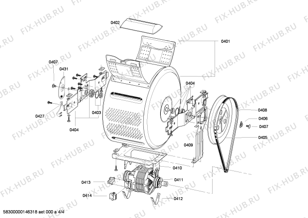 Схема №4 WOT20551FF с изображением Панель управления для стиралки Bosch 00645117
