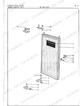 Схема №3 IK162022 с изображением Нож для холодильной камеры Bosch 00293699