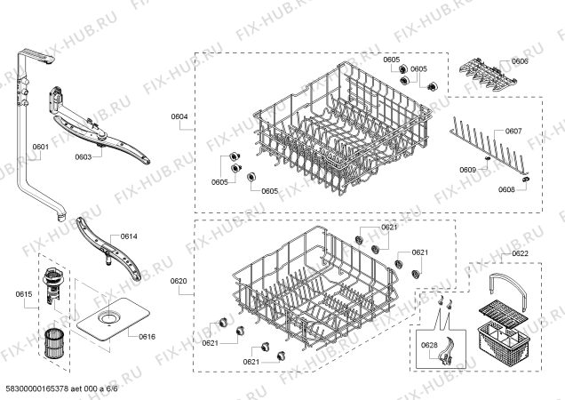 Схема №4 63013913013 Kenmore с изображением Панель управления для посудомойки Bosch 00688238