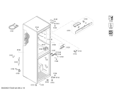 Схема №4 KGN34VW30 с изображением Вентиляционный канал для холодильной камеры Bosch 00747697