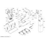 Схема №1 D70R57N0 с изображением Модуль управления для вытяжки Bosch 00497978