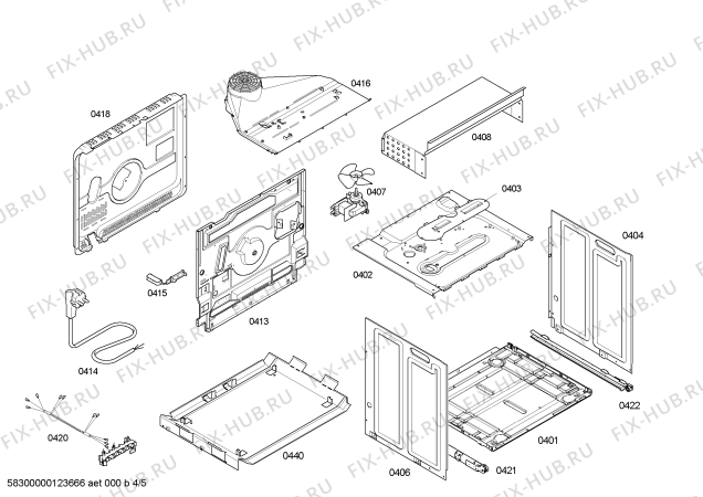 Схема №4 3HT518XAD horno.balay.ind.multf.pta-car.inx.adapta с изображением Фронтальное стекло для духового шкафа Bosch 00665253