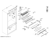Схема №7 CIB36MIEL1 KF 1911 SF с изображением Внешняя дверь для холодильника Bosch 00247811