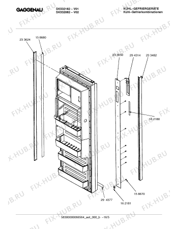 Схема №13 SK400050 с изображением Корпус лампы для холодильника Bosch 00158346