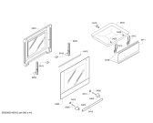 Схема №5 3CVX463BQ с изображением Стеклокерамика для плиты (духовки) Bosch 00773526