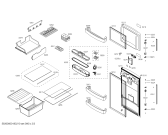 Схема №3 KDN26BL121 REF BOSCH ECO-TT261 IXL 220V/60HZ с изображением Дверь для холодильной камеры Bosch 00715966