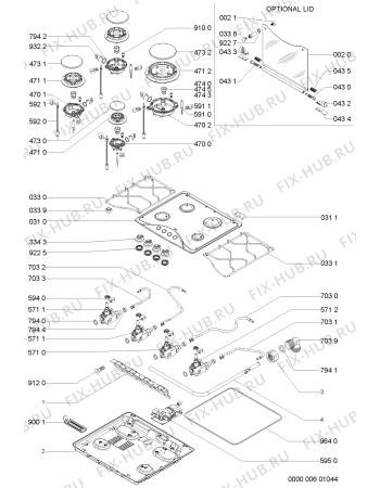 Схема №1 AKM 526/IR с изображением Втулка для электропечи Whirlpool 480121101476