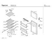 Схема №3 4FS322E с изображением Дверь для холодильной камеры Bosch 00208341