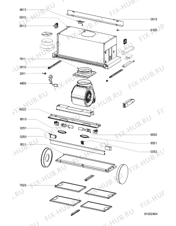 Схема №3 AEI 451 E с изображением Электросоединитель для вентиляции Whirlpool 481229068314