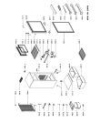 Схема №1 KVC 1942/2 с изображением Дверца для холодильной камеры Whirlpool 481944269046
