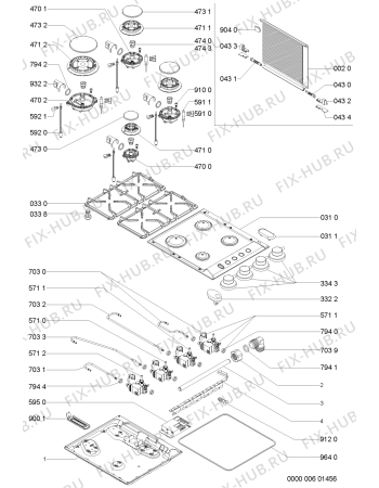 Схема №1 HB 570 WF 401.541.75 с изображением Шланг для электропечи Whirlpool 480121100159