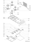 Схема №1 HB 570 WF 401.541.75 с изображением Трубка подачи газа для плиты (духовки) Whirlpool 481231039307