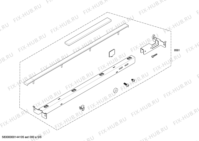 Взрыв-схема плиты (духовки) Siemens ER326C0W ER326C0W/01: ER326AB90W/01 (1 Wok) + ER326BB90W/01 (2 Gas) y - Схема узла 05