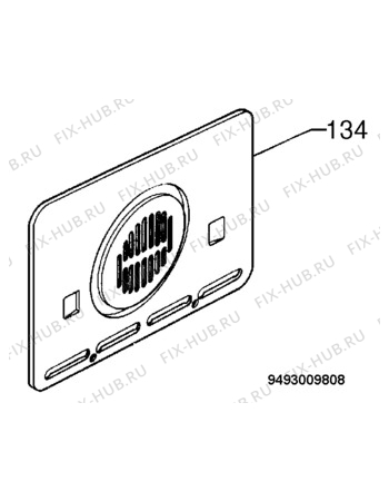 Взрыв-схема плиты (духовки) Zanussi ZBF660X - Схема узла Kit 269