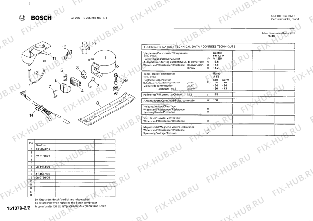 Схема №2 0700254222 KS278SR с изображением Ручка для холодильника Bosch 00081517