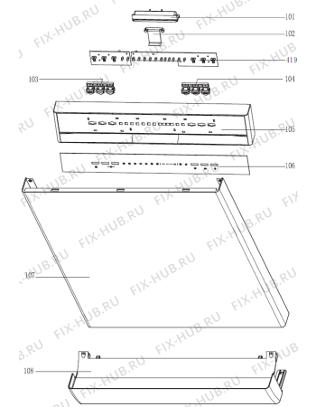 Схема №1 GS52214X (369312, GORENJE#8) с изображением Отгораживание для посудомоечной машины Gorenje 389764