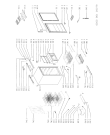 Схема №1 FRUE 24 с изображением Клавиша для холодильной камеры Whirlpool 481941128808
