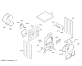 Схема №4 WTE8430SGB с изображением Опорная рама барабана для электросушки Bosch 00246103