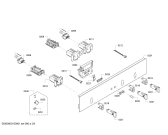 Схема №9 U15M42S0GB с изображением Панель управления для духового шкафа Bosch 00675528