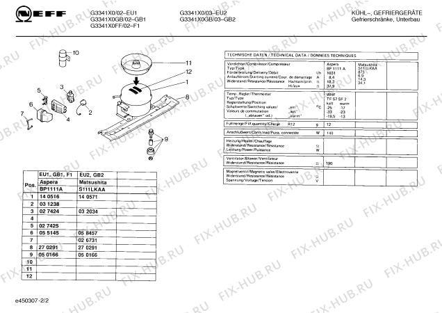 Схема №1 G3341X0GB с изображением Емкость для заморозки для холодильника Bosch 00273134