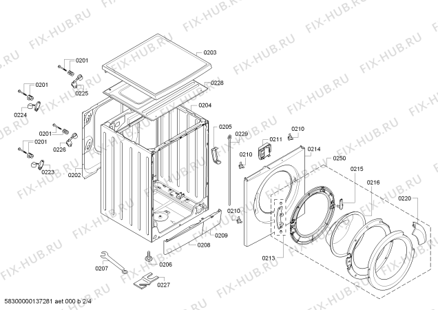 Схема №4 3TS81102A TS8110 8kg с изображением Модуль управления для стиралки Bosch 00675195