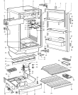 Схема №1 RSP16360 (F008730) с изображением Обрамление полки для холодильной камеры Indesit C00131434
