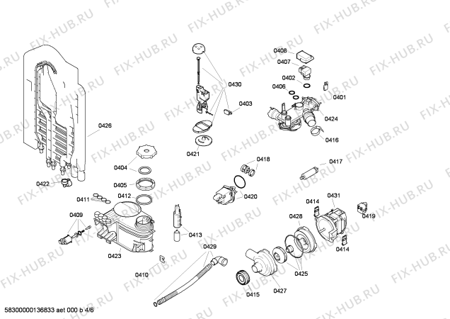 Схема №5 S44E45N0GB с изображением Панель управления для посудомойки Bosch 00675151