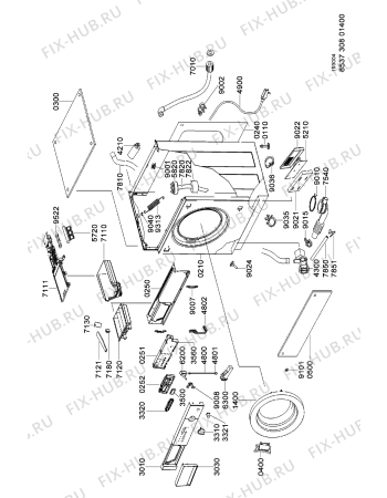 Схема №4 AWG 308 с изображением Крышка для стиралки Whirlpool 481246228456