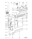 Схема №2 GSI 4941 R-BR с изображением Обшивка для посудомоечной машины Whirlpool 481245379843