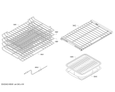 Схема №9 POM301W Thermador с изображением Противень для гриля для электропечи Bosch 11013689