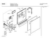 Схема №5 SGS3032EU с изображением Передняя панель для посудомоечной машины Bosch 00352114