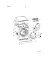 Схема №4 WWDC 8614 с изображением Клавиша для стиралки Whirlpool 482000091647