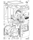 Схема №1 AWL 200 с изображением Обшивка для сушилки Whirlpool 481245210142