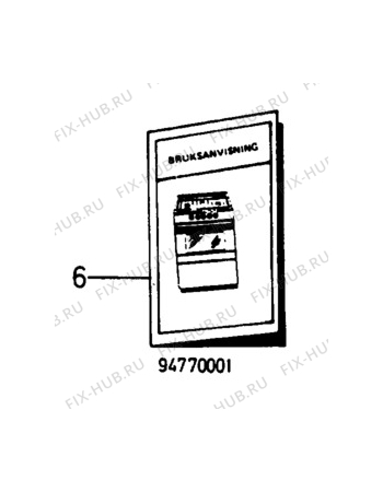 Взрыв-схема плиты (духовки) Electrolux 86461 - Схема узла H10 Oven Furniture, Users manual