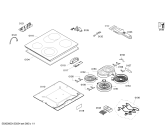 Схема №1 M15A40X0 с изображением Стеклокерамика для электропечи Bosch 00681165